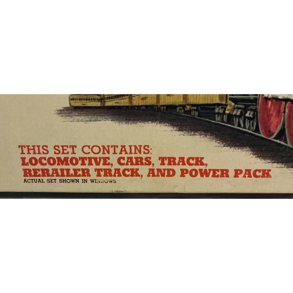 Vintage 1973 Aurora N Scale Postage Stamp Rattler Train Set #4722  In Box Tested